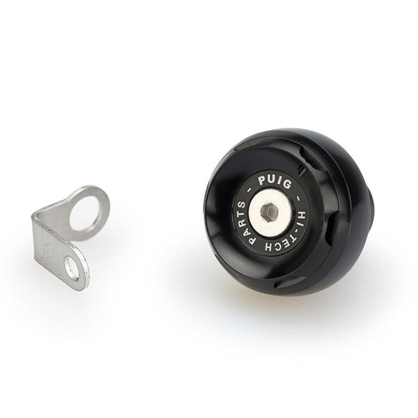 Puig 20348N Track Engine Oil Filler Cap — Black
