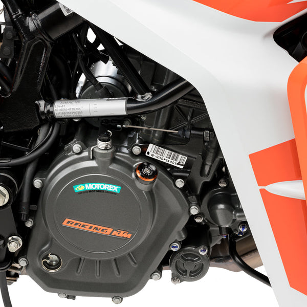 Puig 20348T Track Engine Oil Filler Cap — Orange