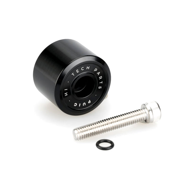 Puig 20367N Bar-End Mirror / Lever Protector Adapter — Black