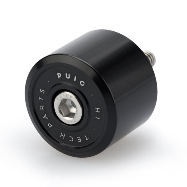 Puig 20367N Bar-End Mirror / Lever Protector Adapter — Black