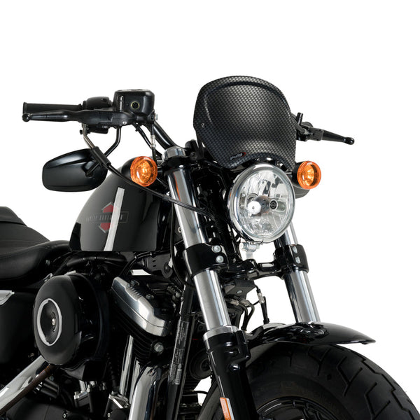 Puig 20399C Front Styling Plate — Carbon Look