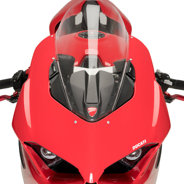 Puig 20427 Mirror Block-Off Plates for Ducati Panigale V2 / V4