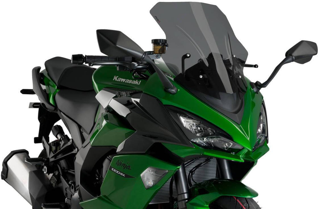 Puig Racing Windscreen Kawasaki Ninja 1000 2011-2024, 1100SX 2025, Z1000SX 2011-2019