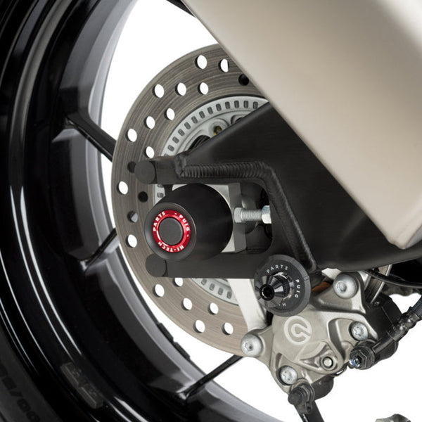 Puig 20493N PHB19 Rear Axle Slider Kit — optional coloured rings shown separately