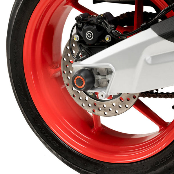 Puig 20608N Axle Sliders — optional accent rings sold separately