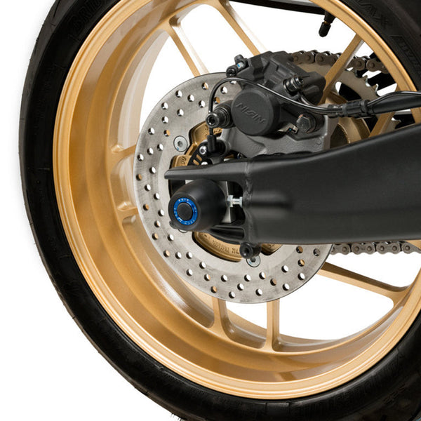 Puig 20672N PHB19 Rear Axle Slider Kit — optional coloured rings shown separately