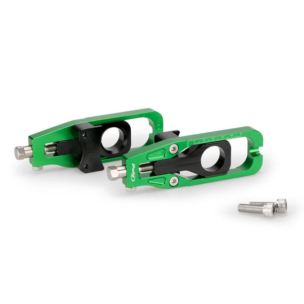 Puig 20689V Rear Axle Drive Adjusters — Green