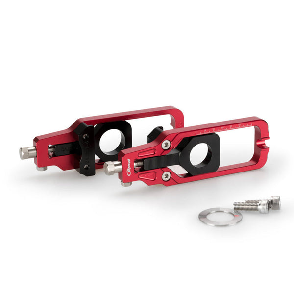 Puig 20692R Rear Axle Drive Adjusters — Red