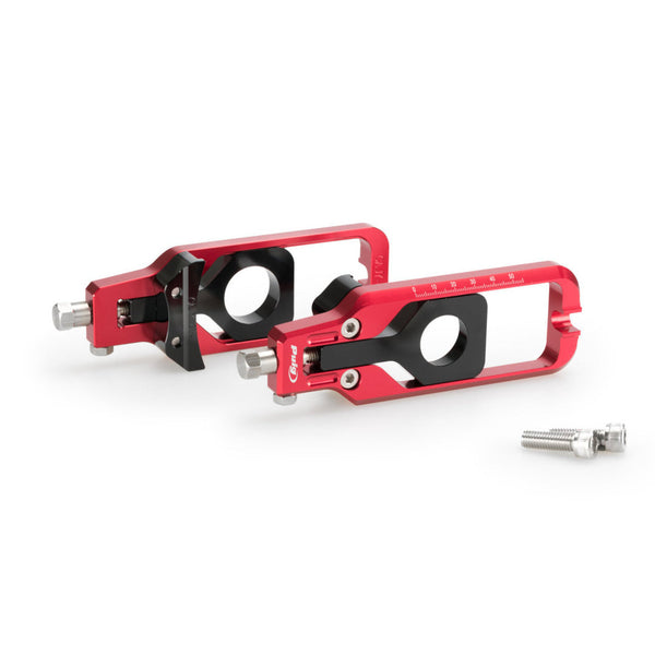 Puig 20695R Rear Axle Drive Adjusters — Red