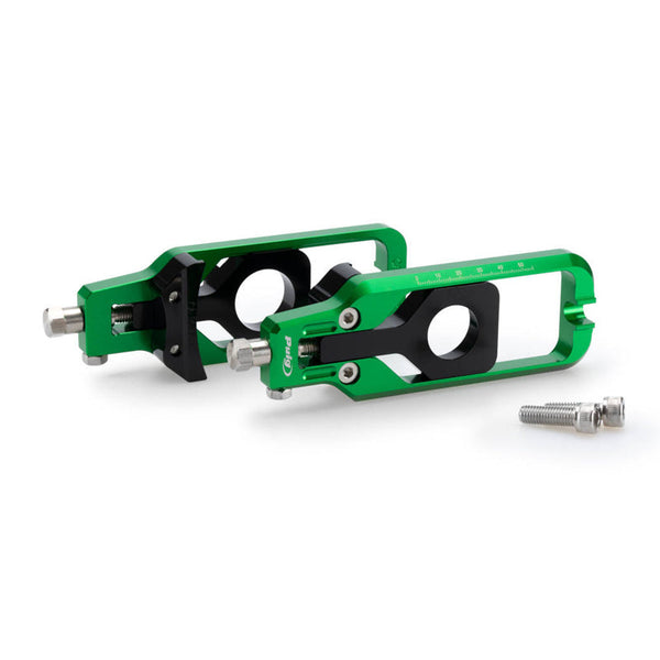 Puig 20695V Rear Axle Drive Adjusters — Green