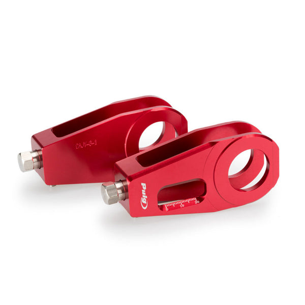 Puig 20697R Rear Axle Drive Adjusters — Red