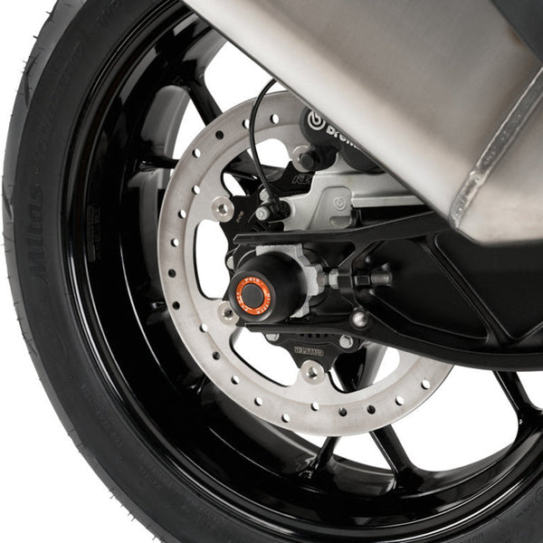Puig 20801N PHB19 Rear Axle Slider Kit — optional coloured rings shown separately