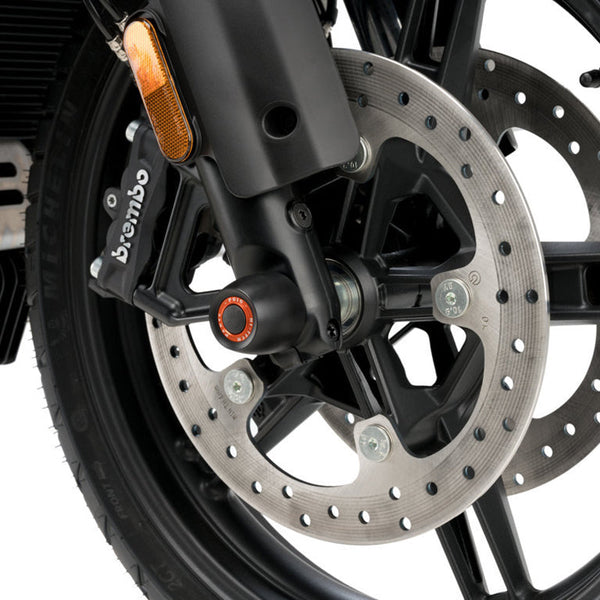 Puig 20992N PHB19 Front Axle Slider Kit — optional coloured rings shown separately