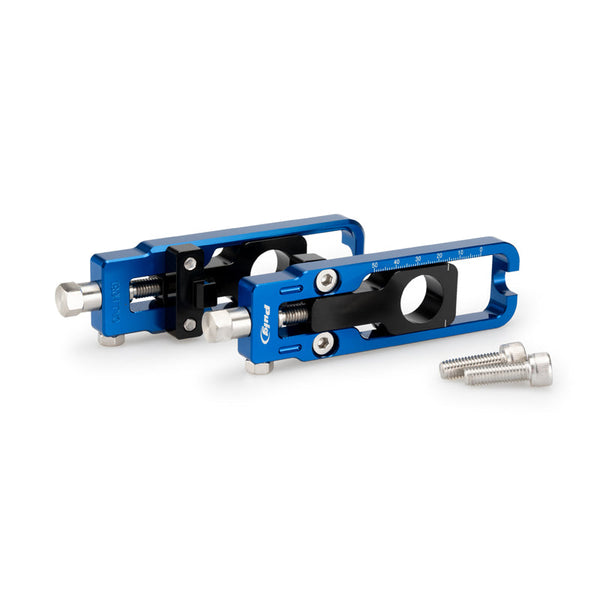 Puig 21000A Rear Axle Drive Adjusters — Blue