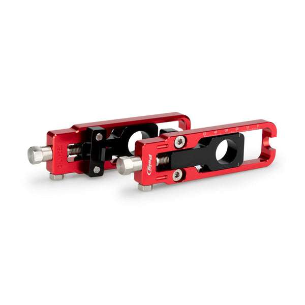 Puig 21000R Rear Axle Drive Adjusters — Red
