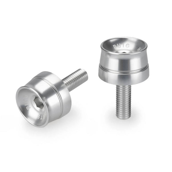 Puig 21028P Bar Ends — Silver