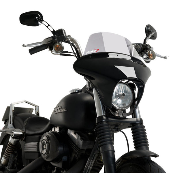 Puig Batwing SML Semifairing for Harley-Davidson Dyna Street Bob FXDB 2006-2017 – Sport / Touring — 21050H