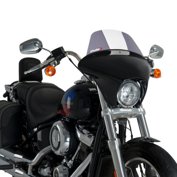 Puig Batwing SML Semifairing for Harley-Davidson Low Rider FXLR 2018-2020 – Sport / Touring — 21052H