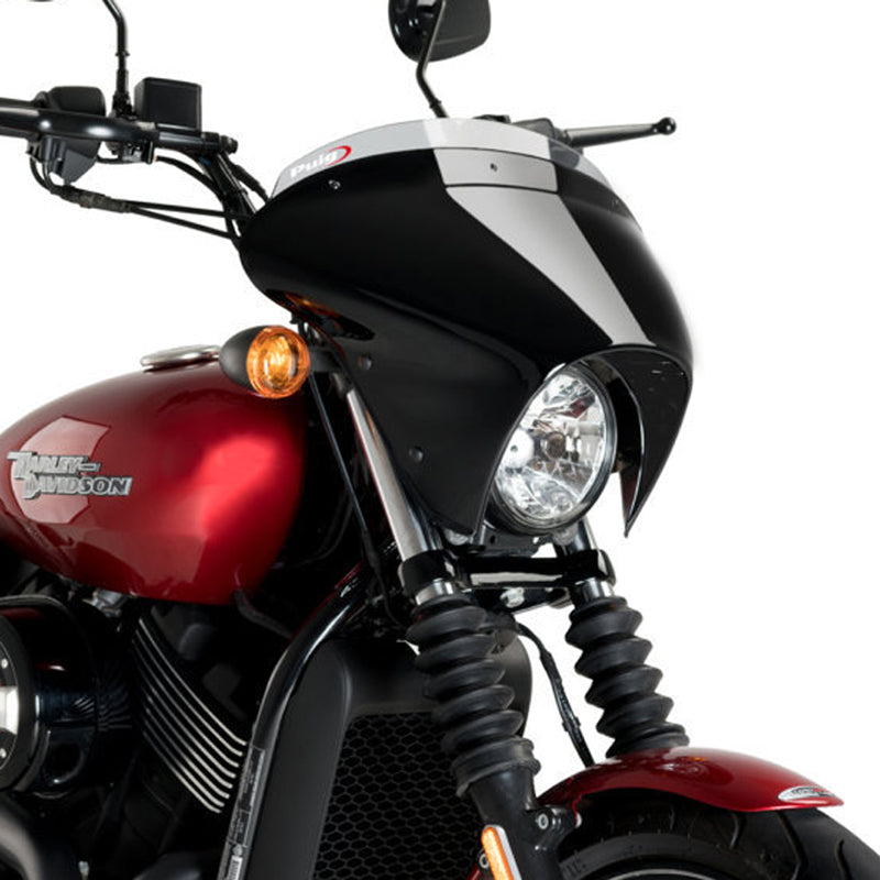 Puig Batwing SML Semifairing for Harley-Davidson Street 750 XG750 2015-2021 – Sport / Touring — 21057H