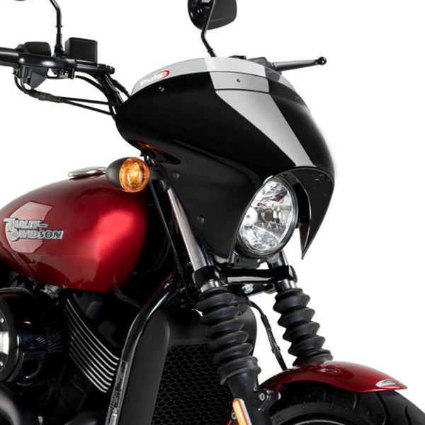 Puig Batwing SML Semifairing for Harley-Davidson Street 750 XG750 2015-2021 – Sport / Touring — 21057H