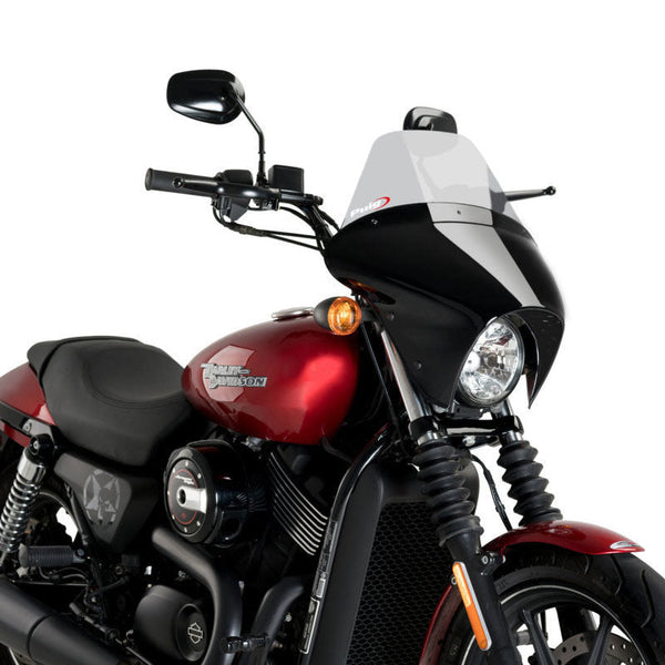Puig Batwing SML Semifairing for Harley-Davidson Street 750 XG750 2015-2021 – Sport / Touring — 21058H