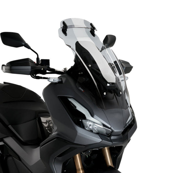 Puig 21265H Touring Windscreen with Adjustable Visor — Smoke