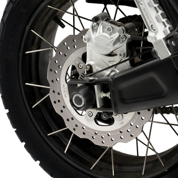 Puig 21282N Axle Sliders — optional accent rings sold separately
