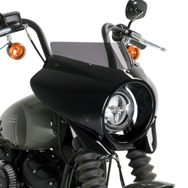 Puig Mirage Semifairing for Harley-Davidson Street Bob FXBB 2018-2026 – Sport / Touring — 21331F