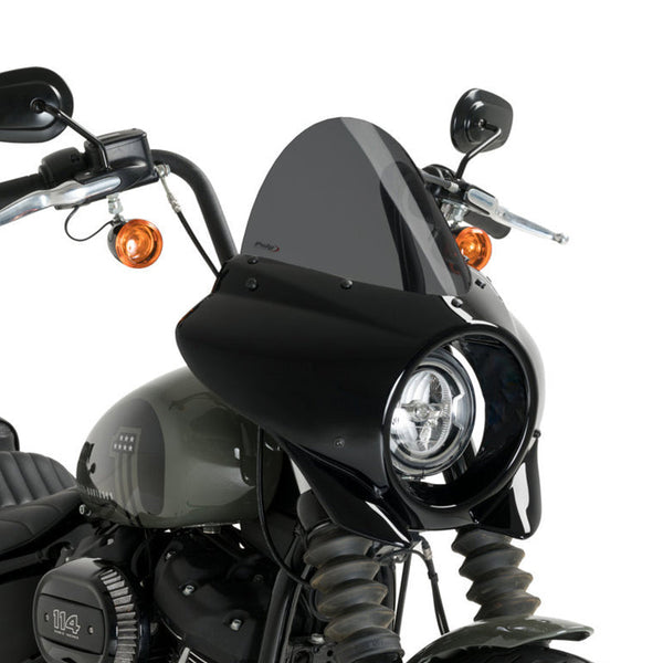 Puig Mirage Semifairing for Harley-Davidson Street Bob FXBB 2018-2026 – Sport / Touring — 21332F