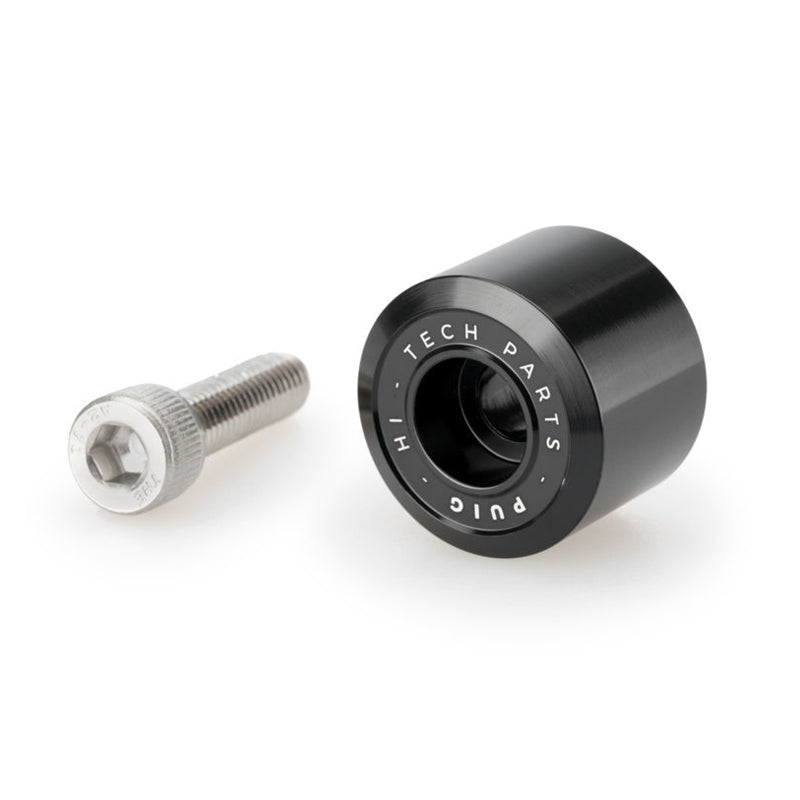 Puig 21387N Bar-End Mirror / Lever Protector Adapter — Black