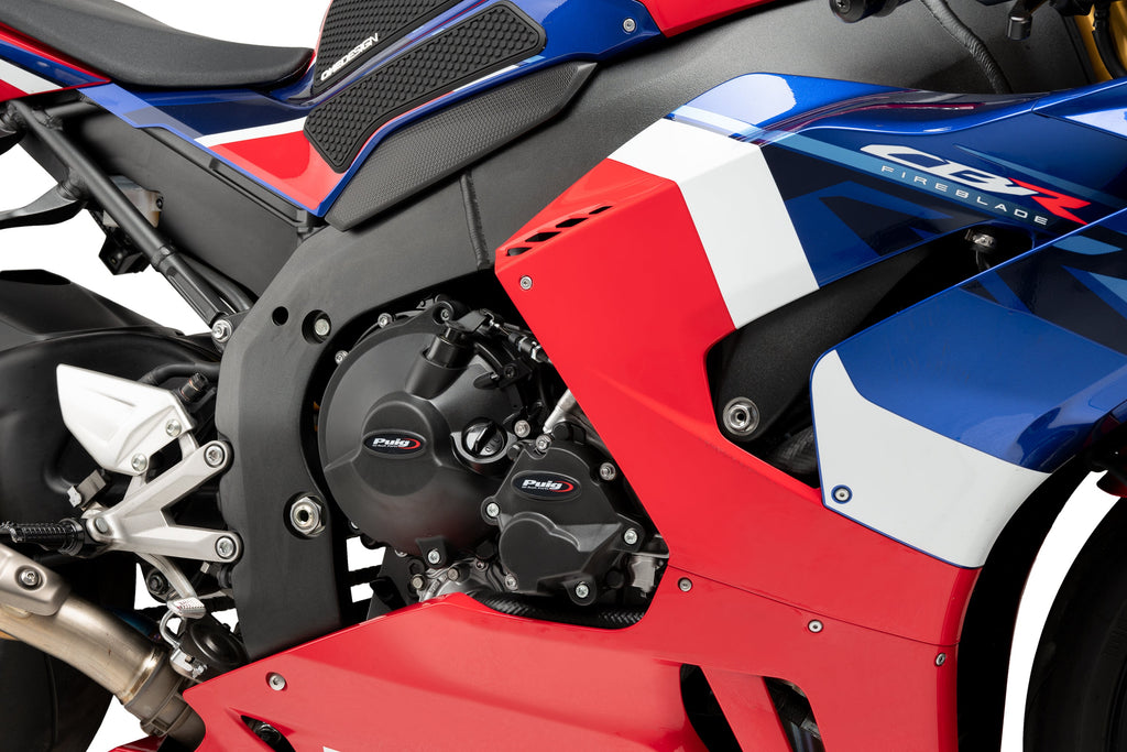 Puig Engine Covers Track for Championship Honda CBR1000RR-R Fireblade