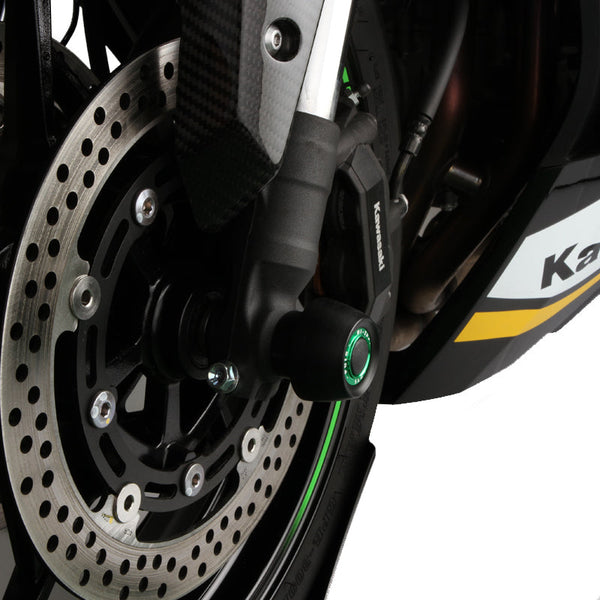 Puig 21838N Axle Sliders — optional accent rings sold separately
