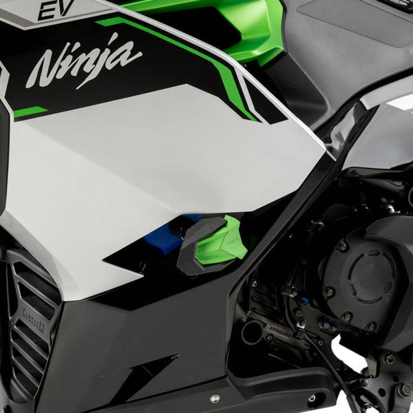Puig 21863N installed example with optional green end insert, sold separately