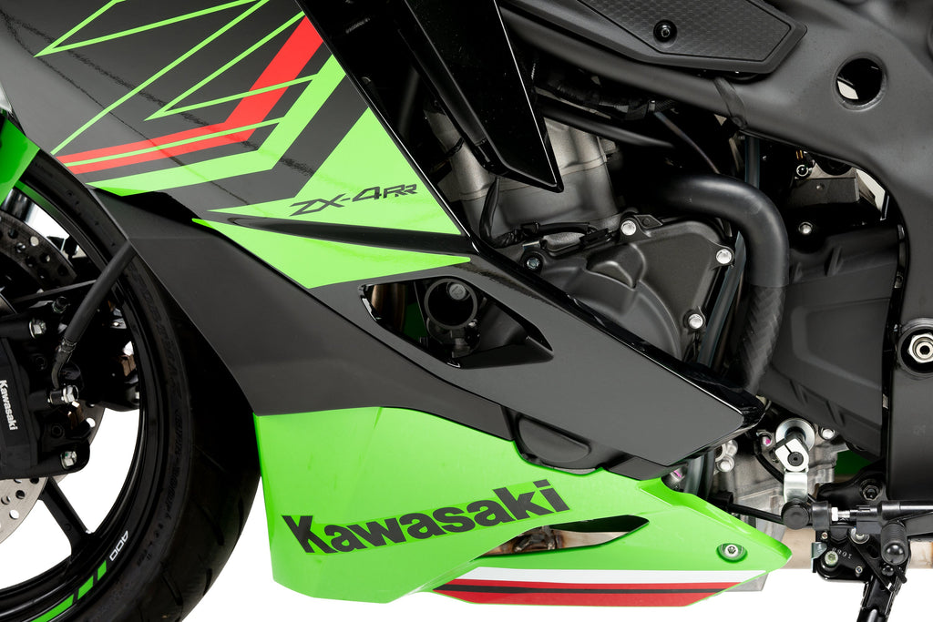Puig Engine Covers Track for Championship Kawasaki Ninja ZX-4R NINJA, Ninja ZX-4RR NINJA 
