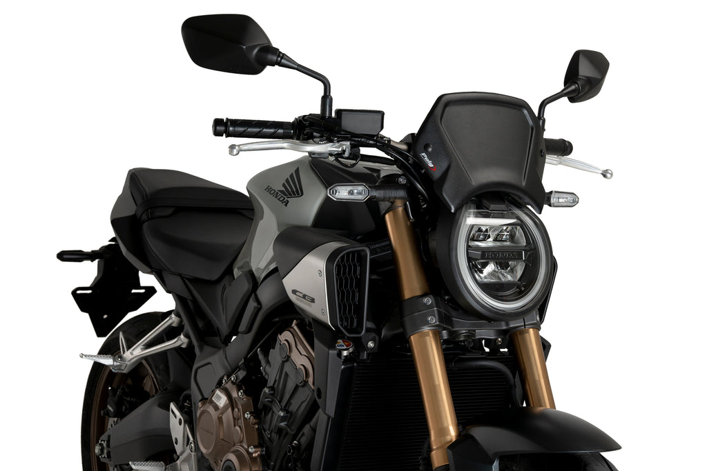 Puig Aluminum Front Plate Honda CB650R NEO SPORTS CAFE 2024-2025, ECLUTCH 2024-2025