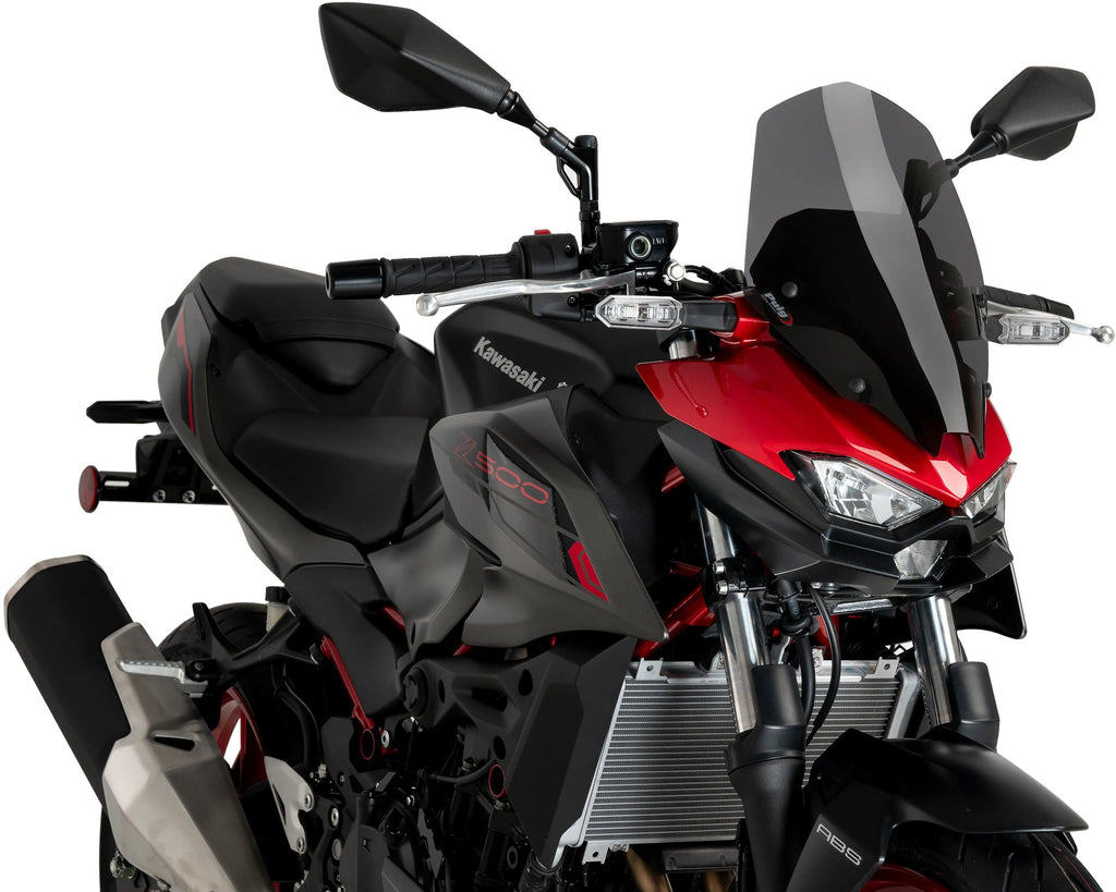 Puig New Generation Touring Windscreen Kawasaki Z500 & SE 2024-2025
