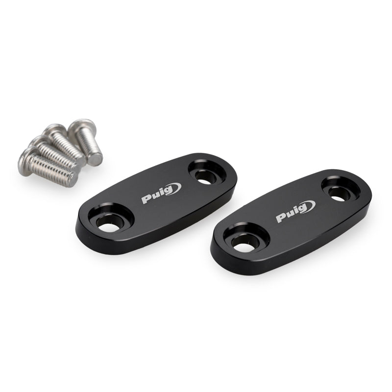 Puig 22114 Mirror Block-Off Plates