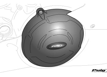 Puig Engine Covers Track for Championship Yamaha MT-09 