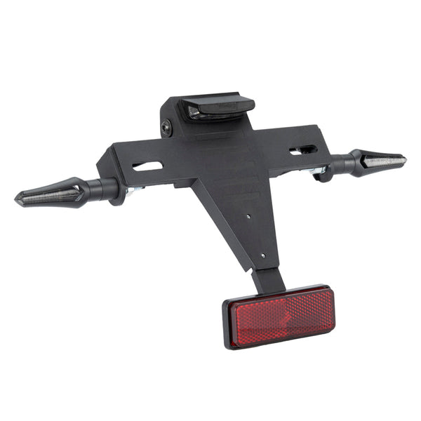 Puig 22598 Infinite LED Turn Signals — installation example; plate holder not included