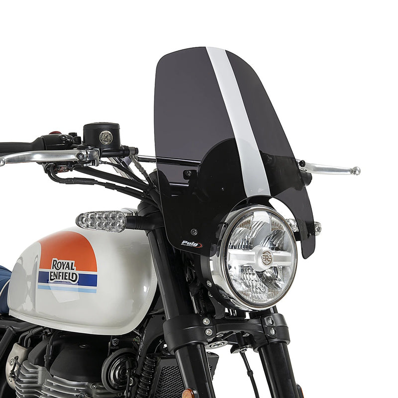 Puig New Generation Windscreen for Royal Enfield Bear650 – Sport / Touring — 23045F