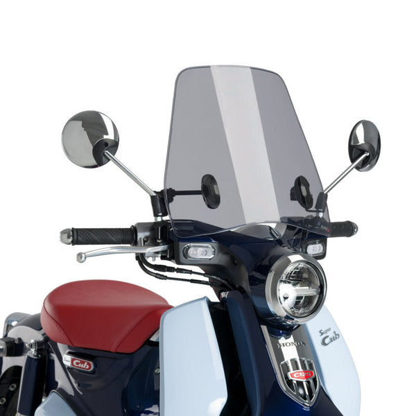 Puig Windscreen for Honda Super Cub C125 – T.X. / Urban / Trafic — 3491H
