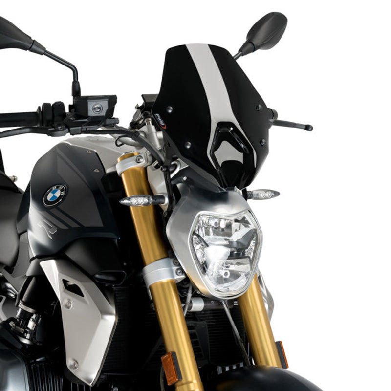 Puig Sport Screen BMW R1250R 2019- Not Compatible with Original BMW Screen Support — 3624 — 3624N