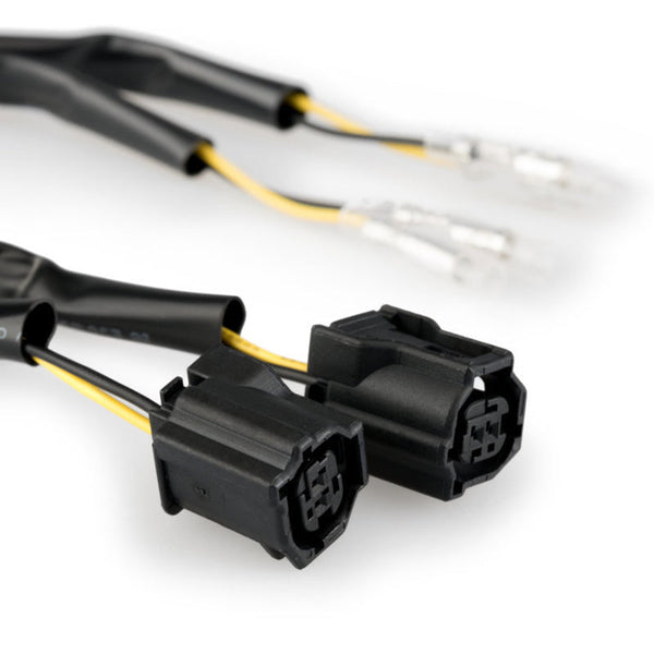 Puig 3704N Lighting Wiring Adapter Leads — Black