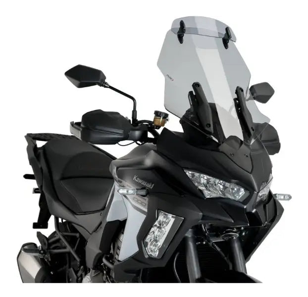 Puig Touring Windscreen With Visor Kawasaki Versys 1000 2019-2023 — 3731 — 3731H