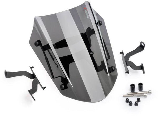 Puig 3773H adjustable sport windscreen kit – Light Smoke