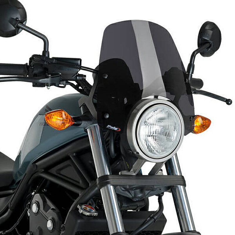 Puig Naked New Generation Windscreen Honda Rebel 300 / 500 2017-2023 — 3829 — 3829F