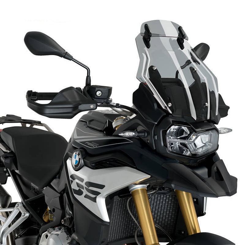 Puig 3831H Touring Windscreen with Adjustable Visor — Smoke
