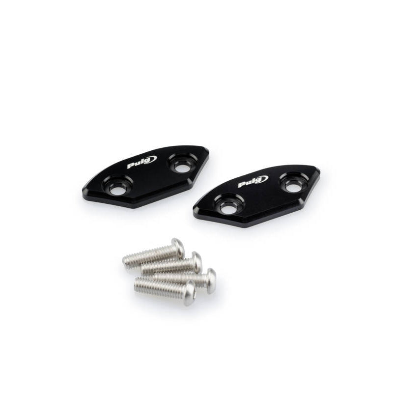 Puig 3857N Mirror Block-Off Plates