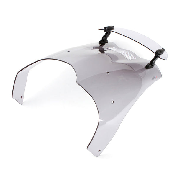 Puig 5914H Touring Windscreen with Adjustable Visor — Smoke
