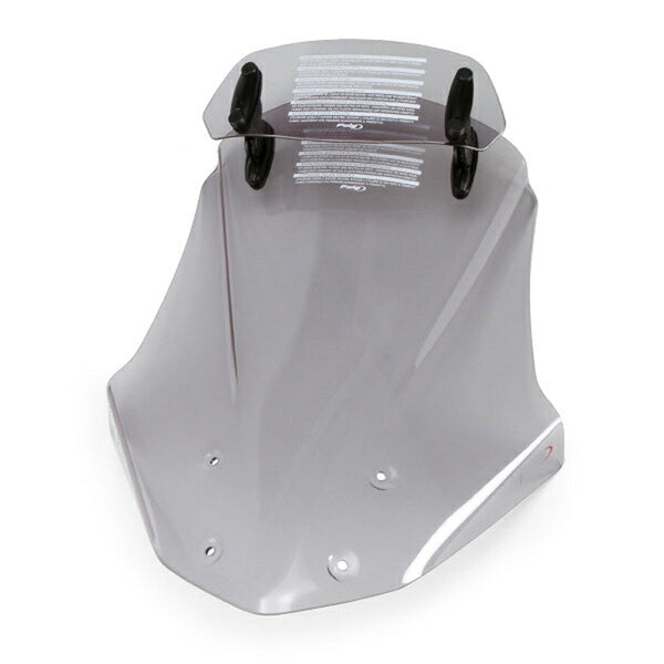 Puig 6001H Touring Windscreen with Adjustable Visor — Smoke